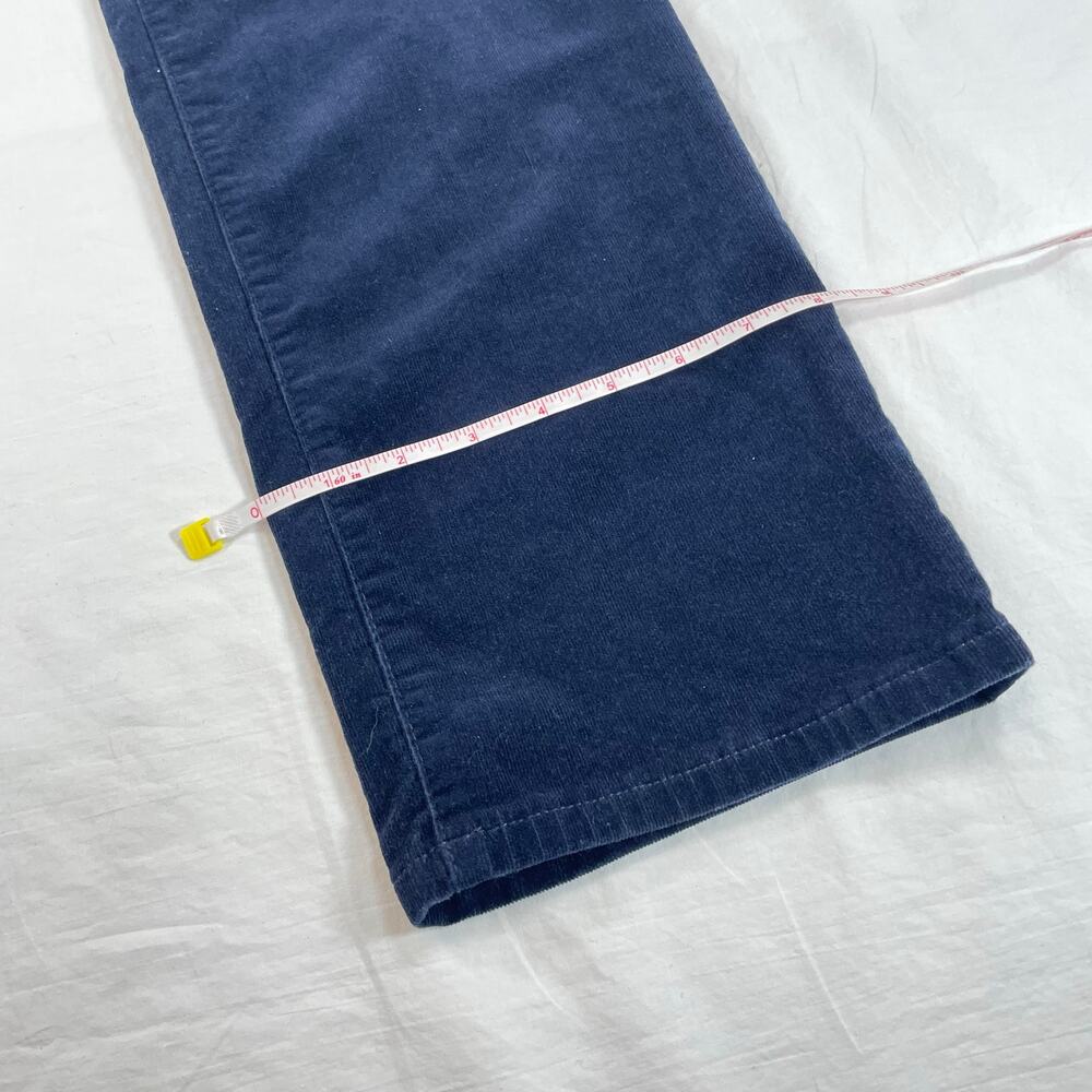 Vintage Ralph Lauren LRL Corduroy Navy Blue Straight Leg Pants Women’s 10 - Picture 6 of 7